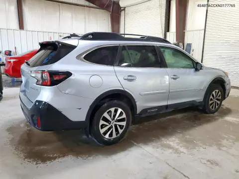 2022 Subaru Outback Premium VIN 4S4BTACCXN3177765 фото 3