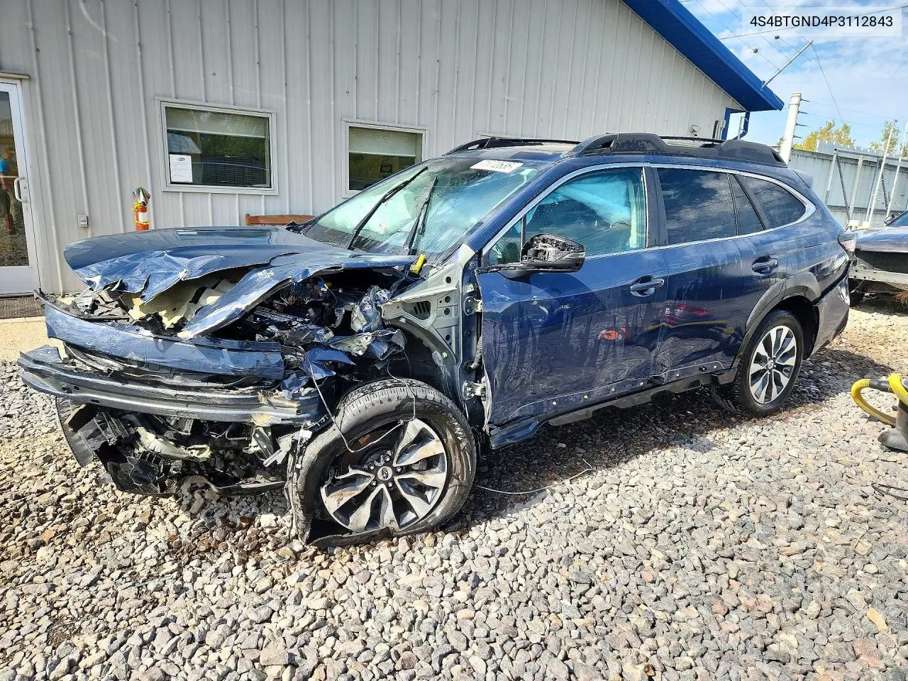 2023 Subaru Outback Limited Xt VIN 4S4BTGND4P3112843 фото 1