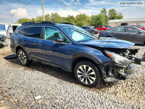 2023 Subaru Outback Limited Xt VIN 4S4BTGND4P3112843 фото 4