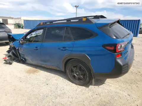 2023 Subaru Outback Wilderness VIN 4S4BTGUD0P3187542 фото 2