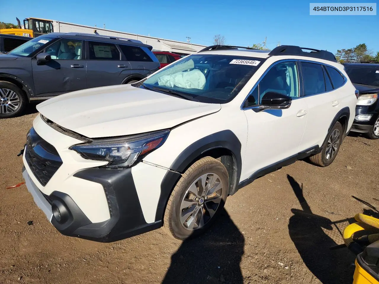 2023 Subaru Outback Limited Xt VIN 4S4BTGND3P3117516 фото 1