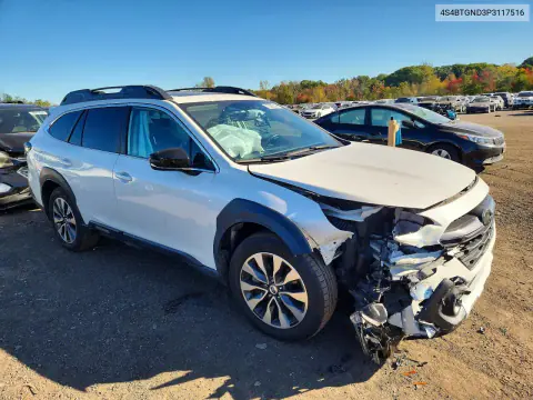2023 Subaru Outback Limited Xt VIN 4S4BTGND3P3117516 фото 4