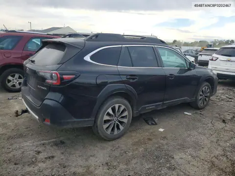 2023 Subaru Outback Limited VIN 4S4BTANC8P3202467 фото 3