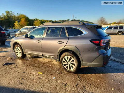 2023 Subaru Outback Premium VIN 4S4BTADC6P3212884 фото 2