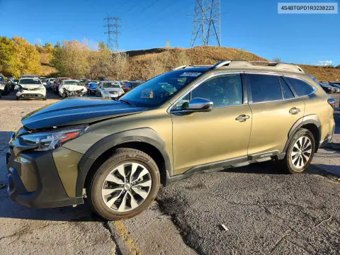 4S4BTGPD1R3238223 — 2024 Subaru Outback, Передняя часть, фото до ремонта