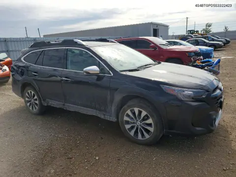 2025 Subaru Outback Touring VIN 4S4BTGPD5S3322423 фото 4