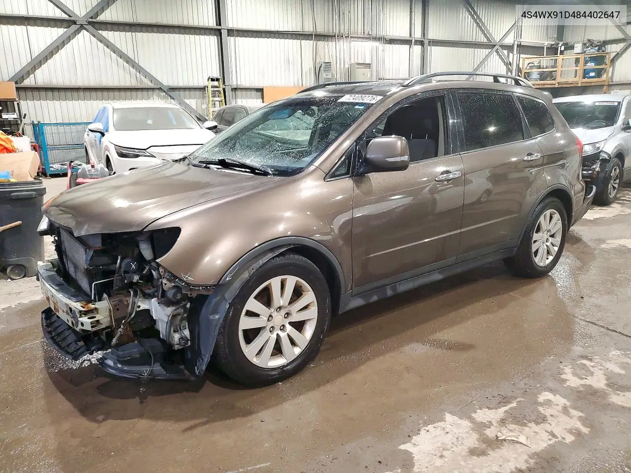 4S4WX91D484402647 Subaru Tribeca 2008 — повреждение Передняя часть, фото до ремонта