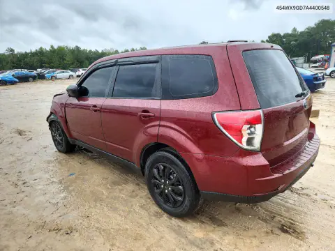 2009 Subaru Forrester VIN 454WX9GD7A4400548 фото 2