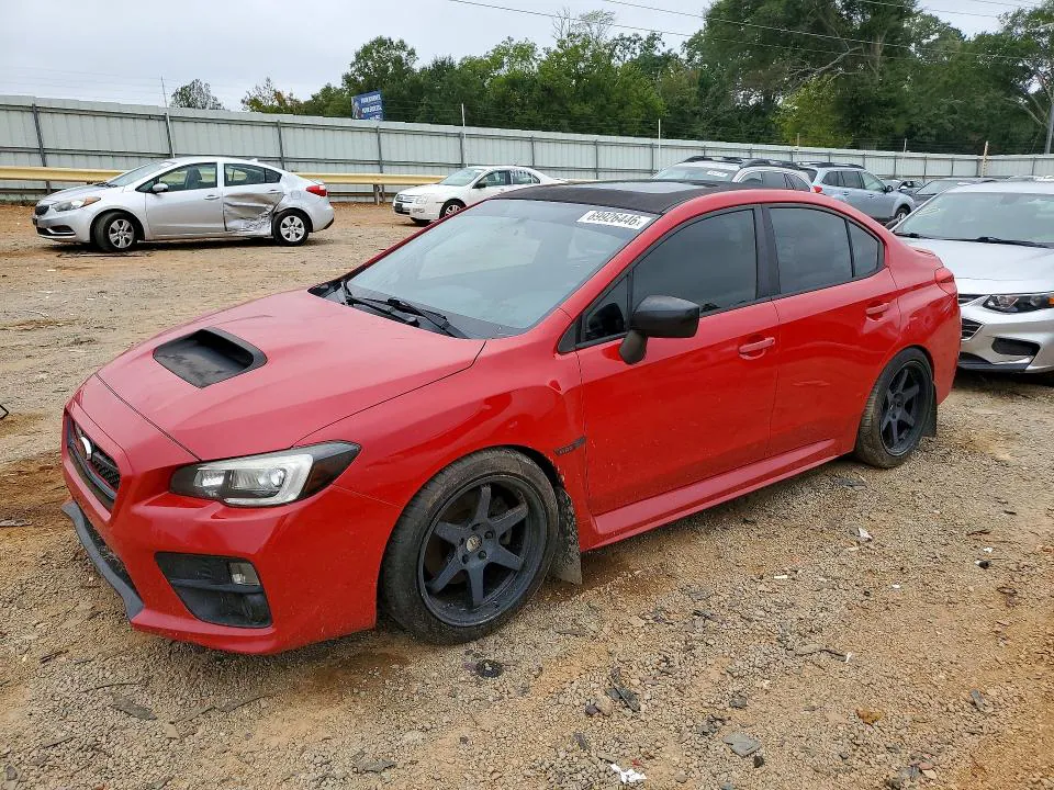 2015 SUBARU WRX VIN JF1VA1G61F9801467 фото 1