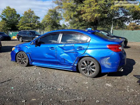 2017 Subaru Wrx VIN JF1VA1B69H9821699 фото 2