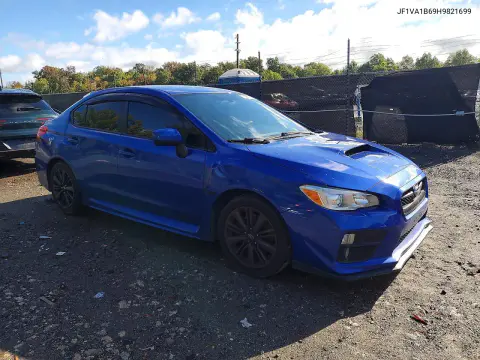 2017 Subaru Wrx VIN JF1VA1B69H9821699 фото 4