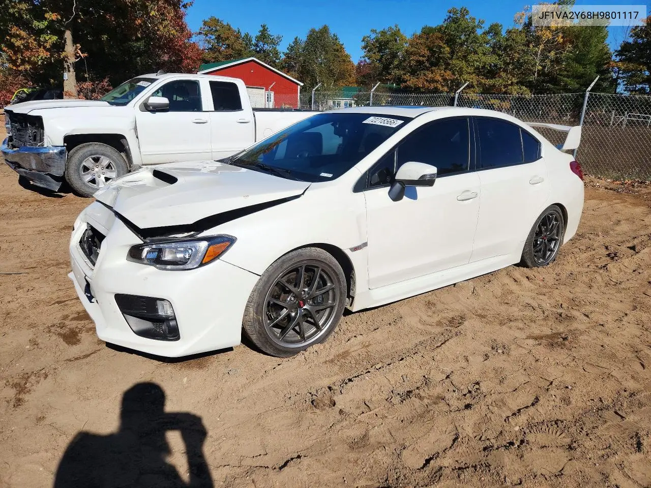 2017 Subaru Wrx Sti Limited VIN JF1VA2Y68H9801117 фото 1
