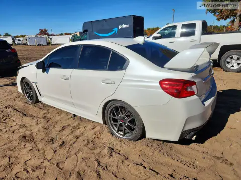 2017 Subaru Wrx Sti Limited VIN JF1VA2Y68H9801117 фото 2