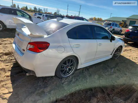 2017 Subaru Wrx Sti Limited VIN JF1VA2Y68H9801117 фото 3