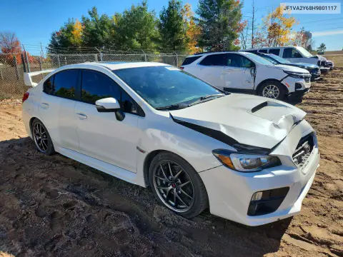 2017 Subaru Wrx Sti Limited VIN JF1VA2Y68H9801117 фото 4