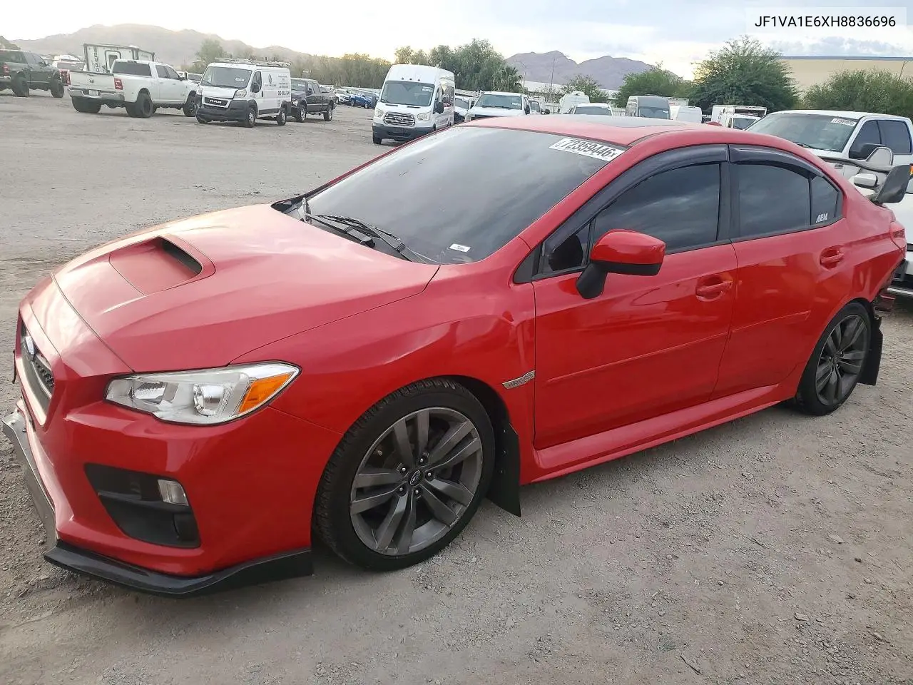 2017 Subaru Wrx Premium VIN JF1VA1E6XH8836696 фото 1