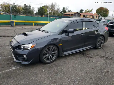 JF1VA1J67H9824280 — 2017 Subaru WRX, Передняя часть, фото до ремонта