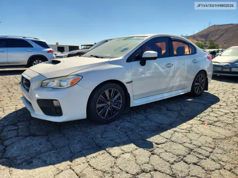 JF1VA1E61H9802026 — 2017 Subaru WRX, Мелкие вмятины и царапины, фото до ремонта