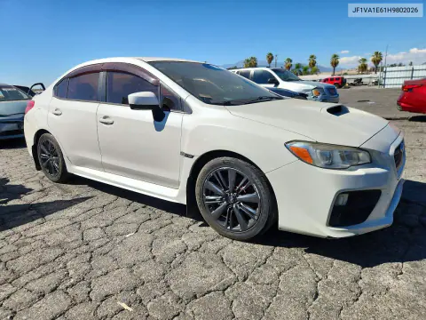 2017 Subaru Wrx Premium VIN JF1VA1E61H9802026 фото 4