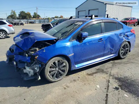 JF1VA1A64J9836229 — 2018 Subaru WRX, Передняя часть, фото до ремонта