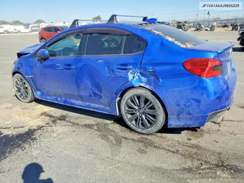 2018 Subaru Wrx VIN JF1VA1A64J9836229 фото 2