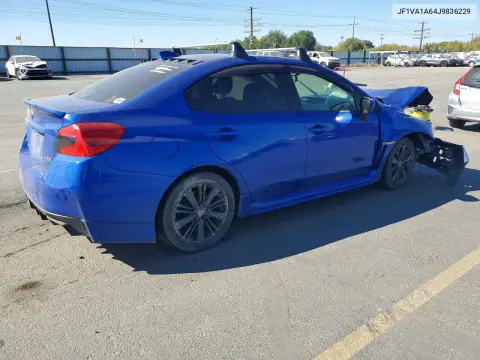 2018 Subaru Wrx VIN JF1VA1A64J9836229 фото 3