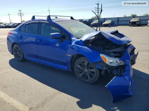 2018 Subaru Wrx VIN JF1VA1A64J9836229 фото 4