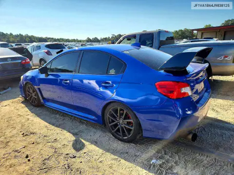 2018 Subaru Wrx VIN JF1VA1B64J9838125 фото 2
