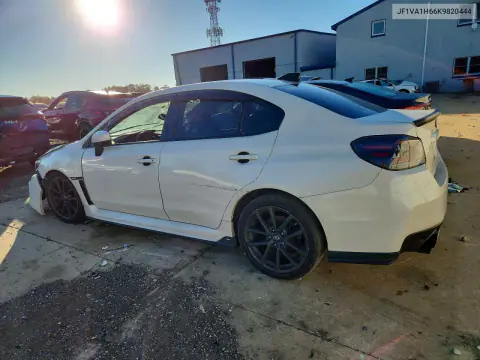2019 Subaru Wrx Limited VIN JF1VA1H66K9820444 фото 2