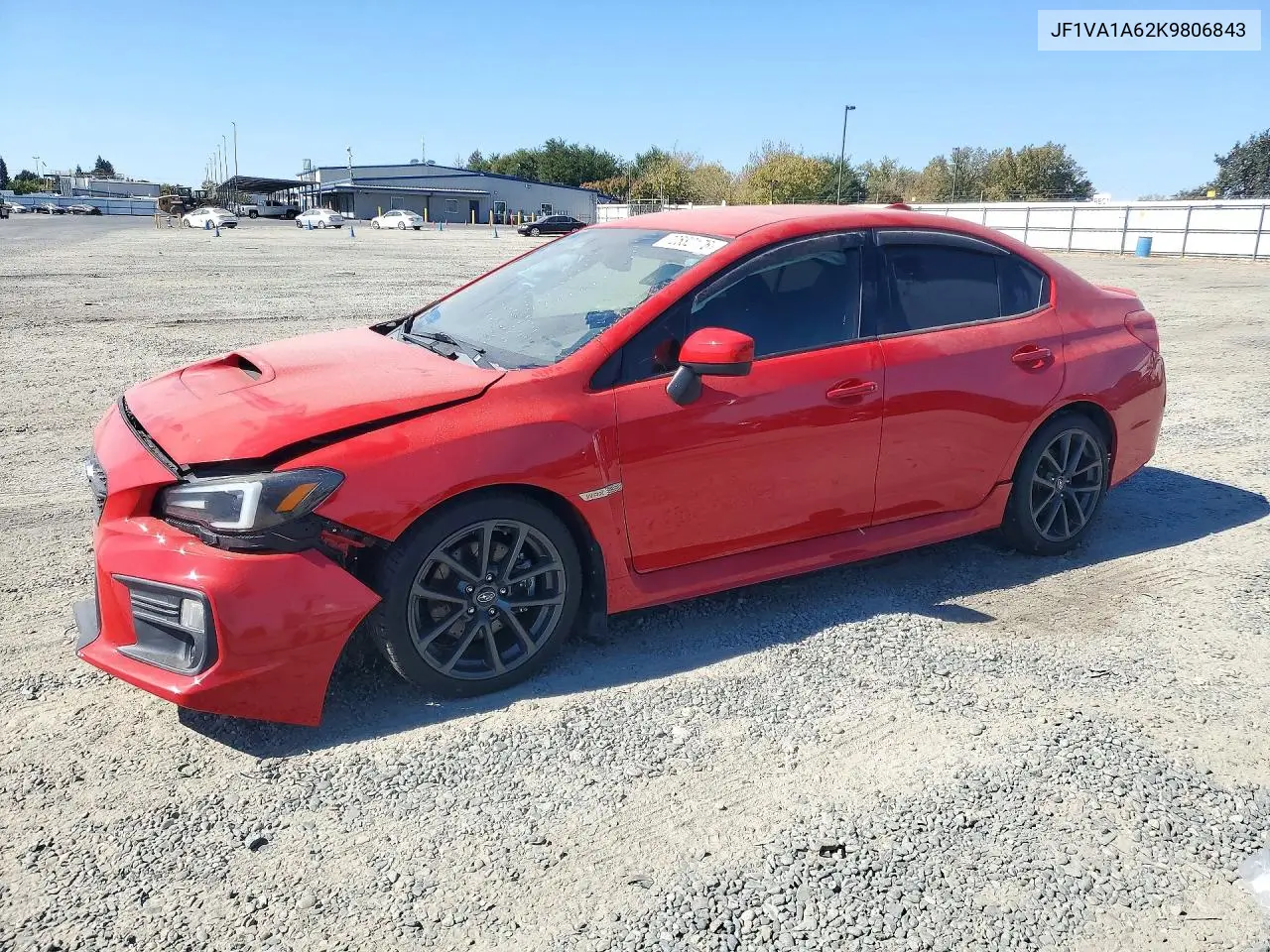 2019 Subaru Wrx Wrx Premium VIN JF1VA1A62K9806843 фото 1