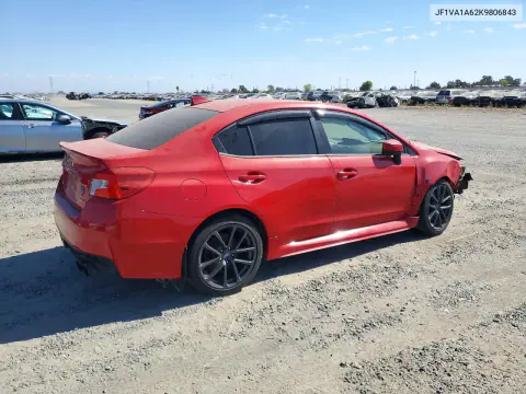2019 Subaru Wrx Wrx Premium VIN JF1VA1A62K9806843 фото 3