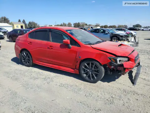 2019 Subaru Wrx Wrx Premium VIN JF1VA1A62K9806843 фото 4