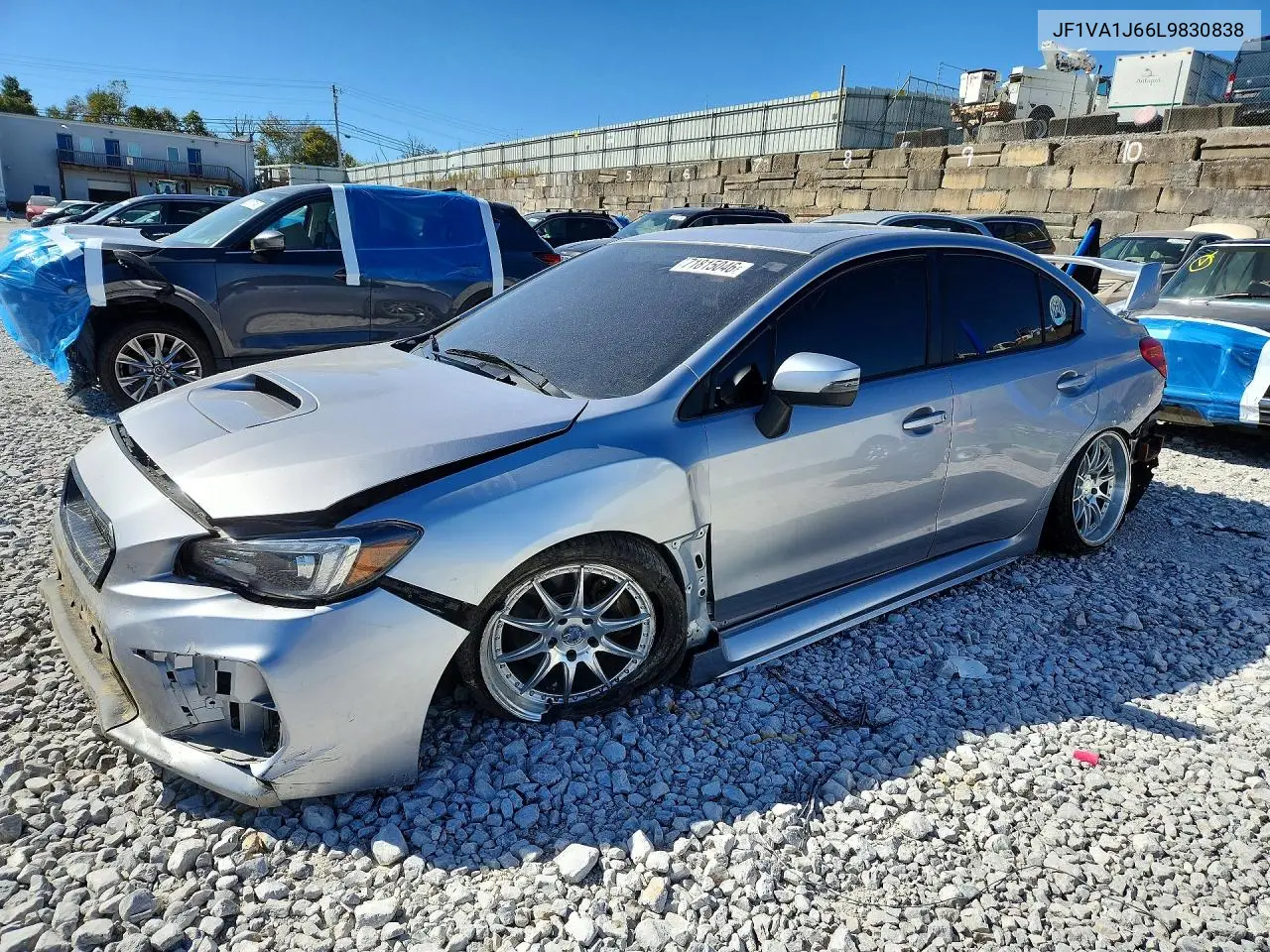 2020 Subaru Wrx Limited VIN JF1VA1J66L9830838 фото 1