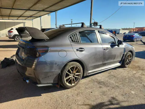 2020 Subaru Wrx VIN JF1VA1A6XL9801374 фото 3