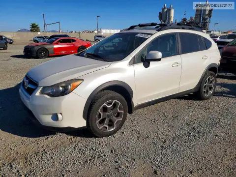JF2GPAVC4D2872177 — 2013 Subaru XV, Задняя часть, фото до ремонта
