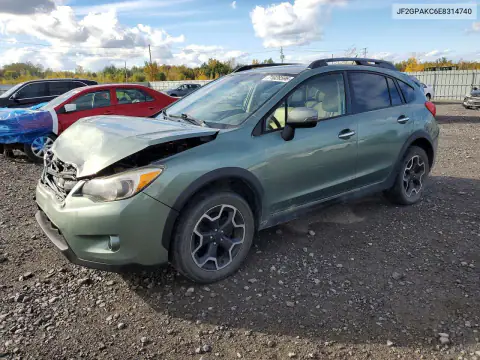 JF2GPAKC6E8314740 — 2014 Subaru XV, Передняя часть, фото до ремонта