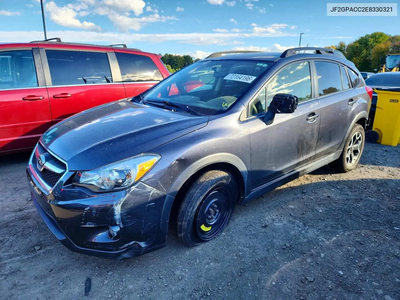 2014 Subaru Xv Crosstrek 2.0 Premium VIN JF2GPACC2E8330321 фото 1