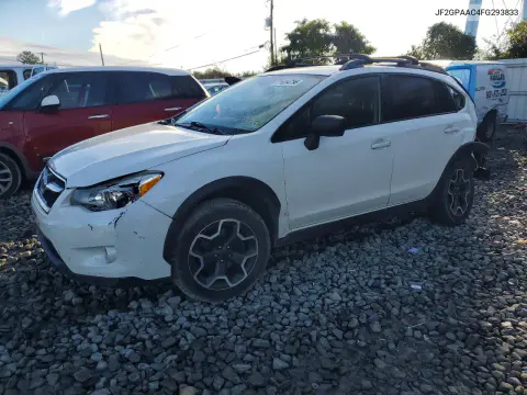 JF2GPAAC4FG293833 — 2015 Subaru XV, Задняя часть, фото до ремонта