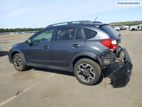 2016 Subaru Crosstrek Premium VIN JF2GPABC4G8235960 фото 2