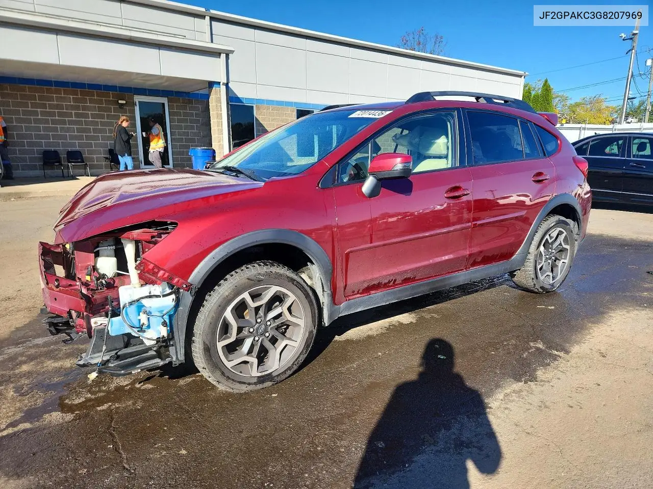 2016 Subaru Crosstrek Limited VIN JF2GPAKC3G8207969 фото 1