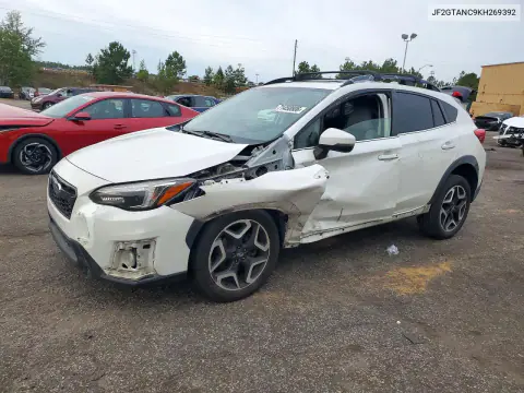 JF2GTANC9KH269392 — 2019 Subaru XV, Передняя часть, фото до ремонта