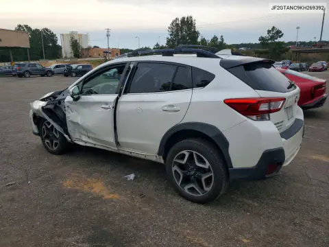 2019 Subaru Crosstrek Limited VIN JF2GTANC9KH269392 фото 2