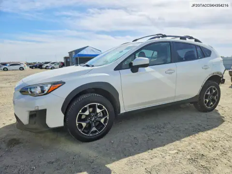 JF2GTACC5KH354216 — 2019 Subaru XV, Задняя часть, фото до ремонта