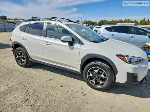 2019 Subaru Crosstrek Premium VIN JF2GTACC5KH354216 фото 4