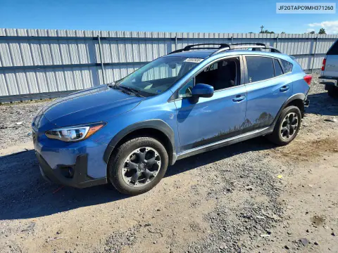 JF2GTAPC9MH371260 — 2021 Subaru XV, Задняя часть, фото до ремонта