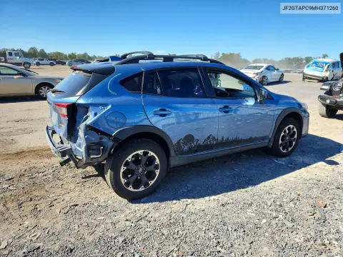 2021 Subaru Crosstrek Premium VIN JF2GTAPC9MH371260 фото 3