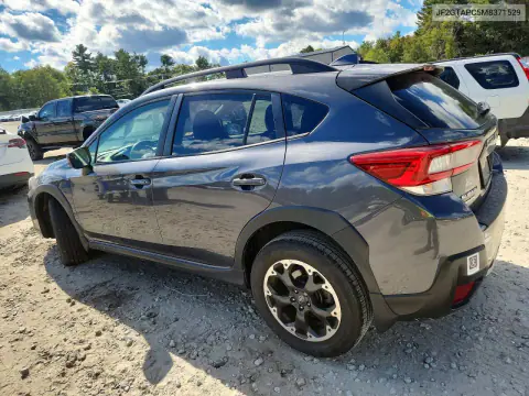 2021 Subaru Crosstrek Premium VIN JF2GTAPC5M8371529 фото 2