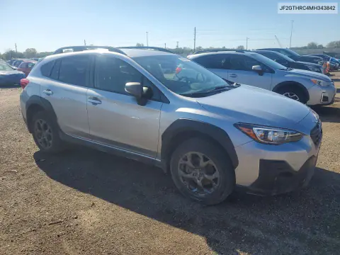 2021 Subaru Crosstrek Sport VIN JF2GTHRC4MH343842 фото 4