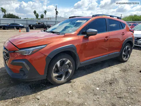 4S4GUHM6XS3752916 — 2025 Subaru XV, Передняя часть, фото до ремонта