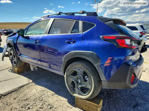 2026 Subaru Crosstrek Sport VIN JF2GUSGD3T8251383 фото 2
